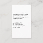 Nagel Lak Monogram Visitekaartje (Achterkant)