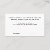 Nagel manicure hulpmiddelen | Nagels schilderen Visitekaartje (Achterkant)