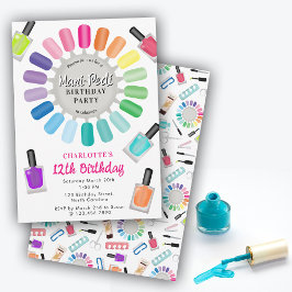 Nagel Manicure Pedicure Mani Pedi Meisjes Verjaard Kaart