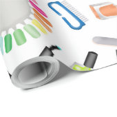 Nagel Manicure Pedicure Schoonheidssalon  Cadeaupapier (Rol Hoek)