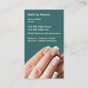 Nagel Manicure Visitekaartjes