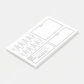 Nagel planner post-it® notes (Schuin)