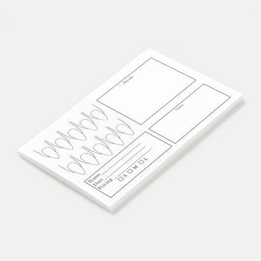 Nagel planner post-it® notes (Schuin)