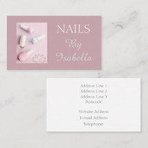 Nagel Salon Branding Blush Roze Schoonheidsbedrijf
