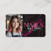 Nagel Specialist Foto QR Code Visitekaartje (Voorkant)