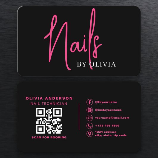 Nagel Specialist QR Code Visitekaartje