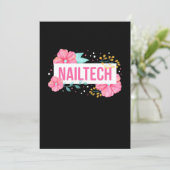 Nagel Tech Bloem Kaart (Staand voorkant)