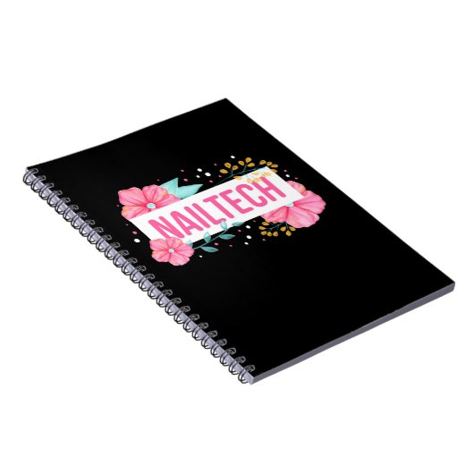 Nagel Tech Bloem Notitieboek (Rechterzijde)