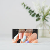 Nagel Tech Manicure Afspraak Herinneringskaarten Afsprakenkaartje (Staand voorkant)