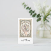 Nagel Tech Tarot QR Code Kaart Visitekaartje (Staand voorkant)