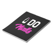 Nagelartiest Doet Nagels Notitieblok (Linkerzijde)