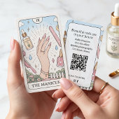 Nagelartiest Hemel Tarot Visitekaartje