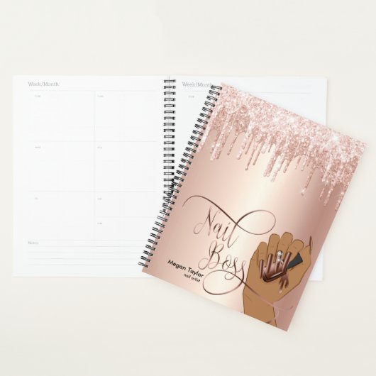 Nagelbaas, nageltechnicus, lange nagels, manicure planner (Display)