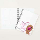 Nagelbaas, nageltechnicus, lange nagels, manicure planner (Display)