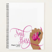 Nagelbaas, nageltechnicus, lange nagels, manicure planner (Voorkant)