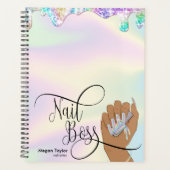 Nagelbaas, nageltechnicus, lange nagels, manicure planner (Voorkant)