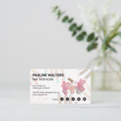 Nagelflesje en Pet | Loyalty-kaarten Klantenkaartje (Staand voorkant)