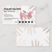 Nagelflesje en Pet | Loyalty-kaarten Klantenkaartje (Voorkant / Achterkant)