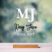 Nagelkunst Elegant Acryl Bord (Neutraal)