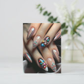 Nagelkunst, Postcrossing Briefkaart (Staand voorkant)