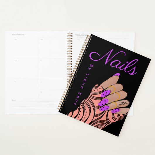 Nagelkunst Tattoo Hand Afspraak Planner (Display)