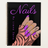 Nagelkunst Tattoo Hand Afspraak Planner (Voorkant)