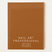 Nagelkunst Tattoo Hand Art Afspraak Planner (Achterkant)