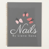 Nagelkunst Vlinders Afspraak Planner (Voorkant)