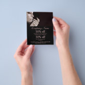 nagelkunstenaar business gepersonaliseerde flyer (Hand)