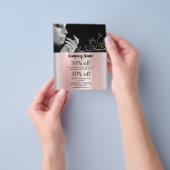 nagelkunstenaar business gepersonaliseerde flyer (Hand)