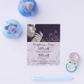 nagelkunstenaar business gepersonaliseerde flyer (Enkel)