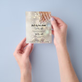 nagelkunstenaar business gepersonaliseerde flyer (Hand)