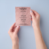 nagelkunstenaar business gepersonaliseerde flyer (Hand)