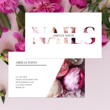 Nagelkunstenaar Elegant Bloemen Wit Roze Manicuris