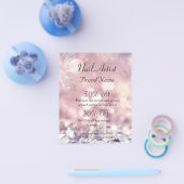 Nagelkünstlergeschäft personalisierter Flyer (Enkel)