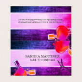 Nagellak Fles Pour | nagelknippers Visitekaartje (Buitenkant ongevouwen)