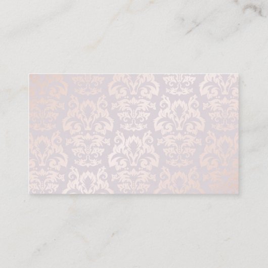 Nagellak flessen | Damaskpatroon | loyaliteit Klantenkaartje (Achterkant)