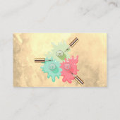 Nagellak Flessen Omgegooid | Schoonheid Klantenkaartje (Achterkant)