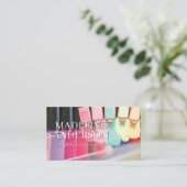 Nagellak flessen | Schoonheidsproducten Visitekaartje (Staand voorkant)