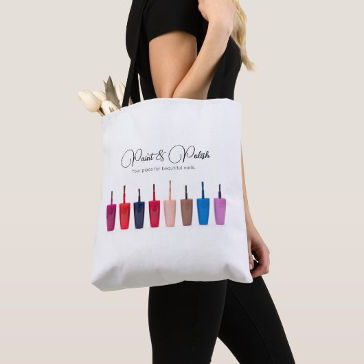 Nagellak Kleurenset Nagelsalon Tote Bag (Dichtbij)