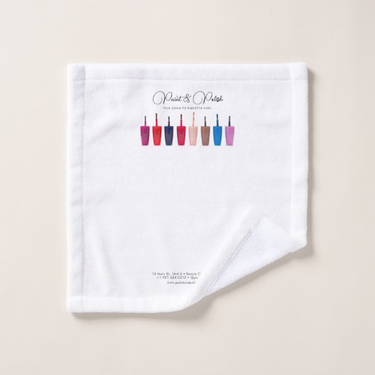 Nagellak Kleurenset Nagelsalon Washandje (Wasdoekje)