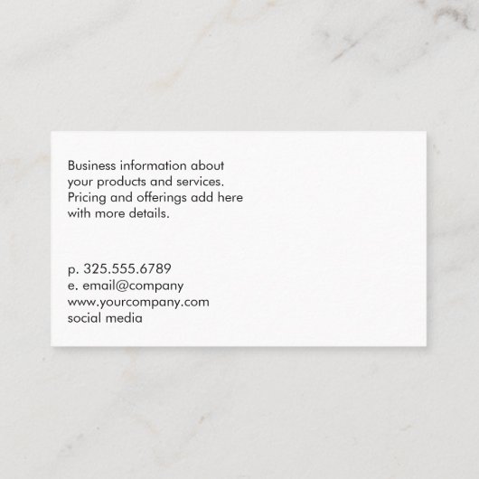 nagellak | manicure | nagelborstel visitekaartje (Achterkant)