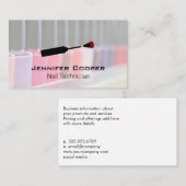 nagellak | manicure | nagelborstel visitekaartje (Voorkant / Achterkant)