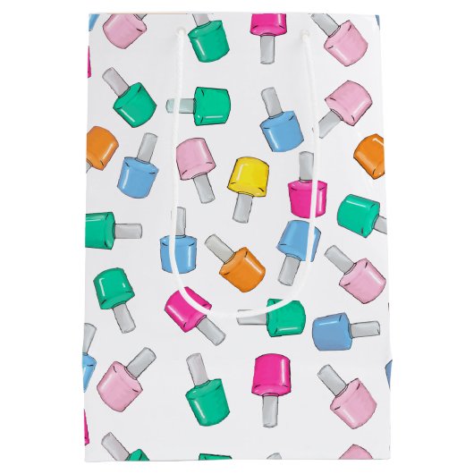 Nagellak Spa Party Manicure Beauty Verjaardag Medium Cadeauzakje (Achterkant)