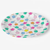 Nagellak Spa Party Manicure Beauty Verjaardag Papieren Bordje (Gekanteld)