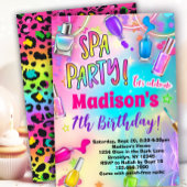 Nagellak Spa Party Verjaardag Kaart