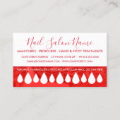 nagellak verfdrager tlinecyte klantenkaartje (Achterkant)