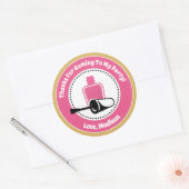 Nagellak Verjaardagsfeestje Favor Stickers (Envelop)