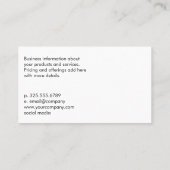 Nagellak Verscheidenheid | Manicure | Nagel Borste Visitekaartje (Achterkant)