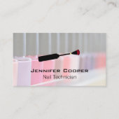 Nagellak Verscheidenheid | Manicure | Nagel Borste Visitekaartje (Voorkant)